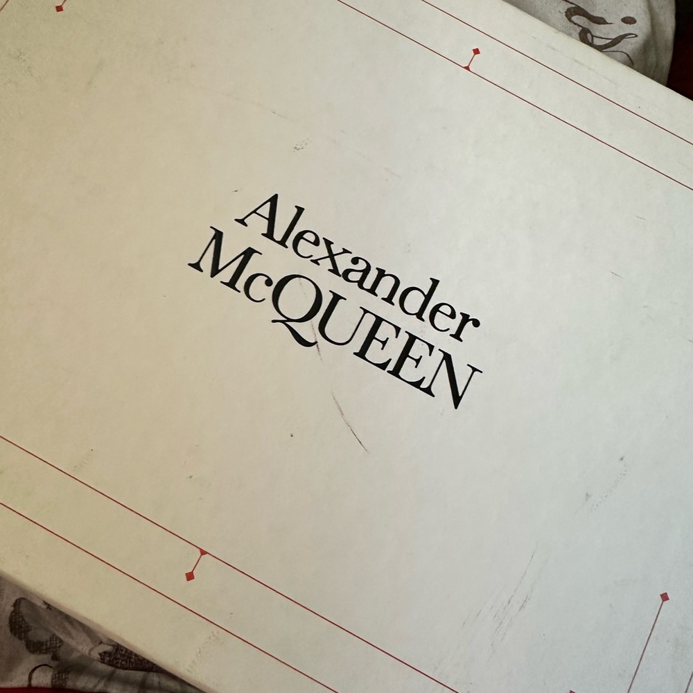 Alexander McQueen Black LarryCrystal Glitter